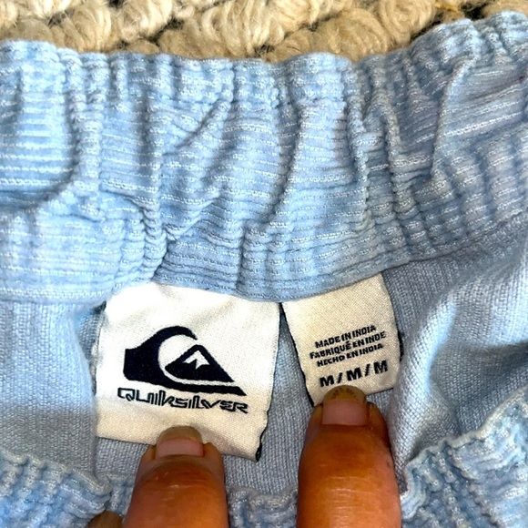 Quiksilver Sky Blue Corduroy Shorts - Picture 2 of 4